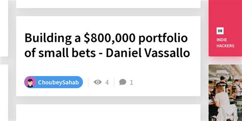 smallbets,Recording of A Portfolio of Small Bets 